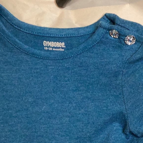 GYMBOREE GIRLS BLUE PURPLE WHITE TULLE DRESS SZ.12/18M - Picture 4 of 8